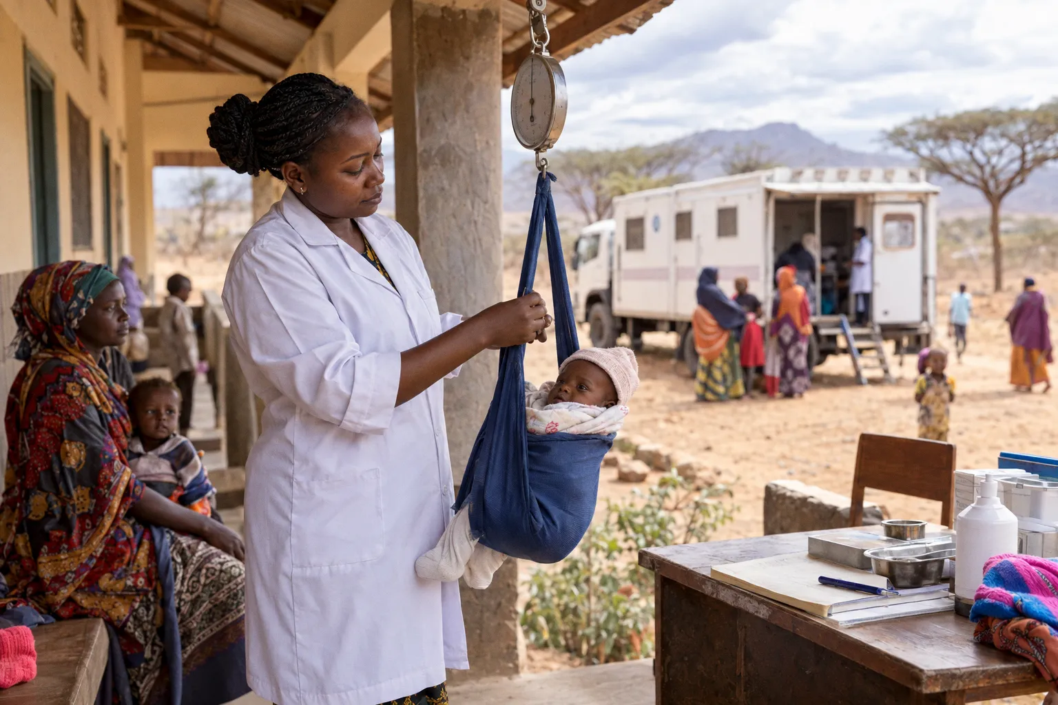 Mobile clinics or permanent posts for pastoralist regions