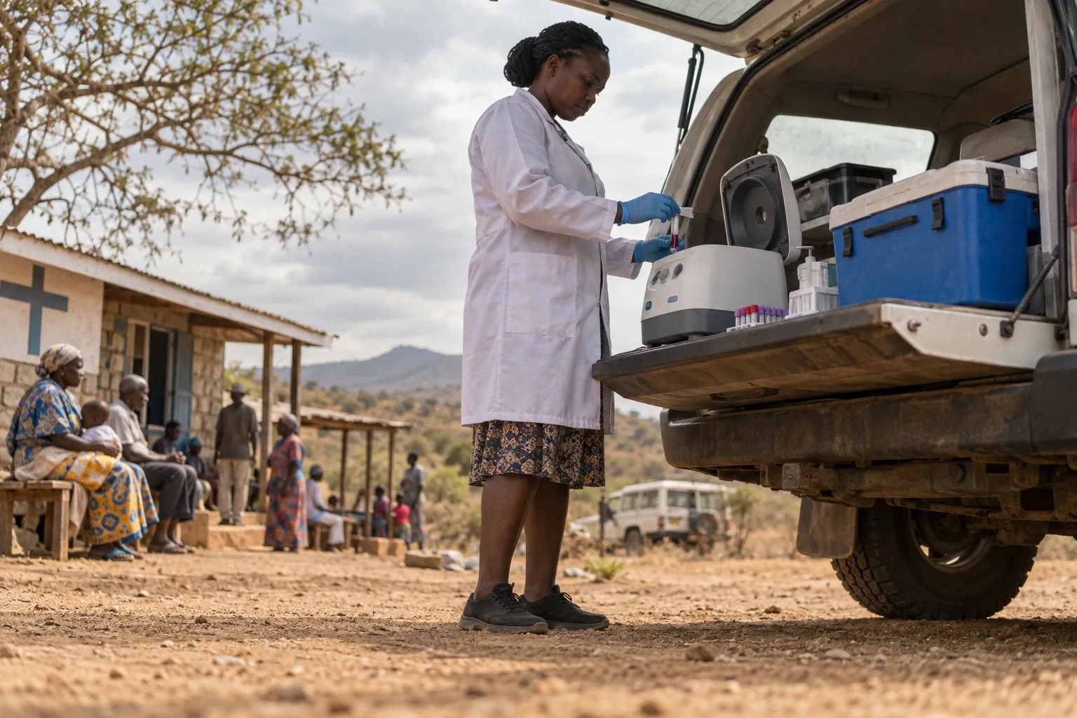 Point of care diagnostics: shifting lab capacity to rural clinics